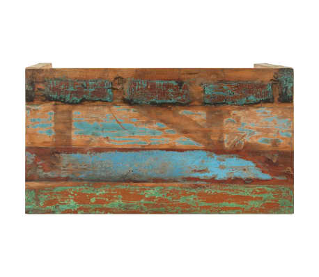 vidaXL Stół jadalniany, 110x60x76 cm, lite drewno z odzysku