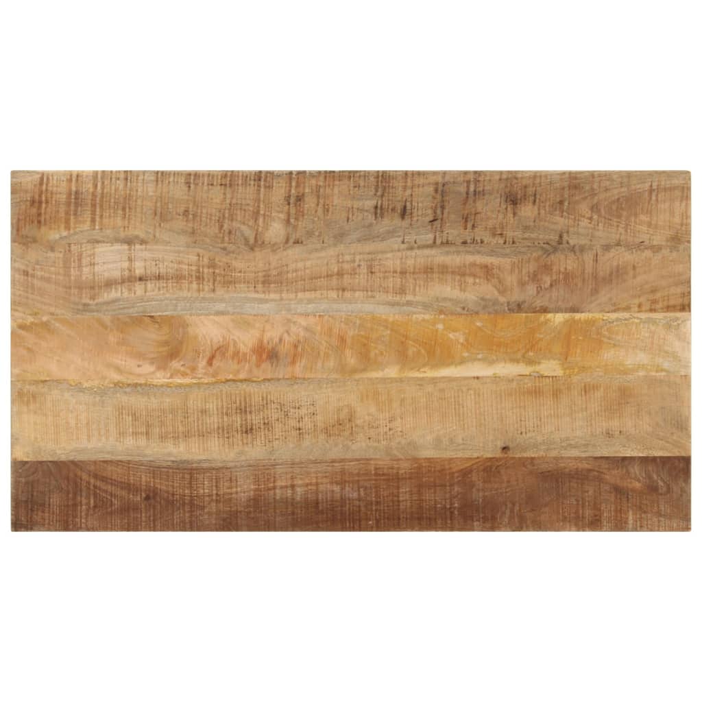 vidaXL Mesa de bar madera maciza de mango rugosa 112x60x108 cm
