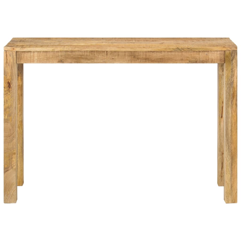 vidaXL Wandtafel 110x35x76 cm ruw mangohout afbeelding