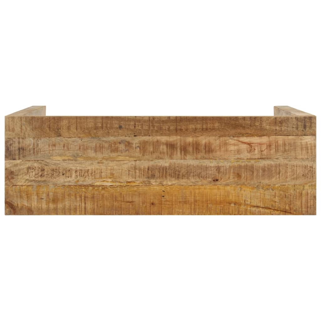 Thumbnail - vidaXL Konsolentisch 110x35x76 cm Raues Mangoholz