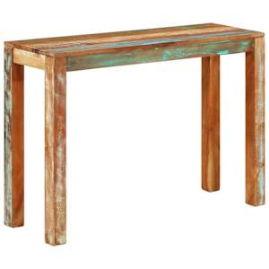 Konzolový stolek 110 x 35 x 76 cm masivní recyklované dřevo - obrázek 8