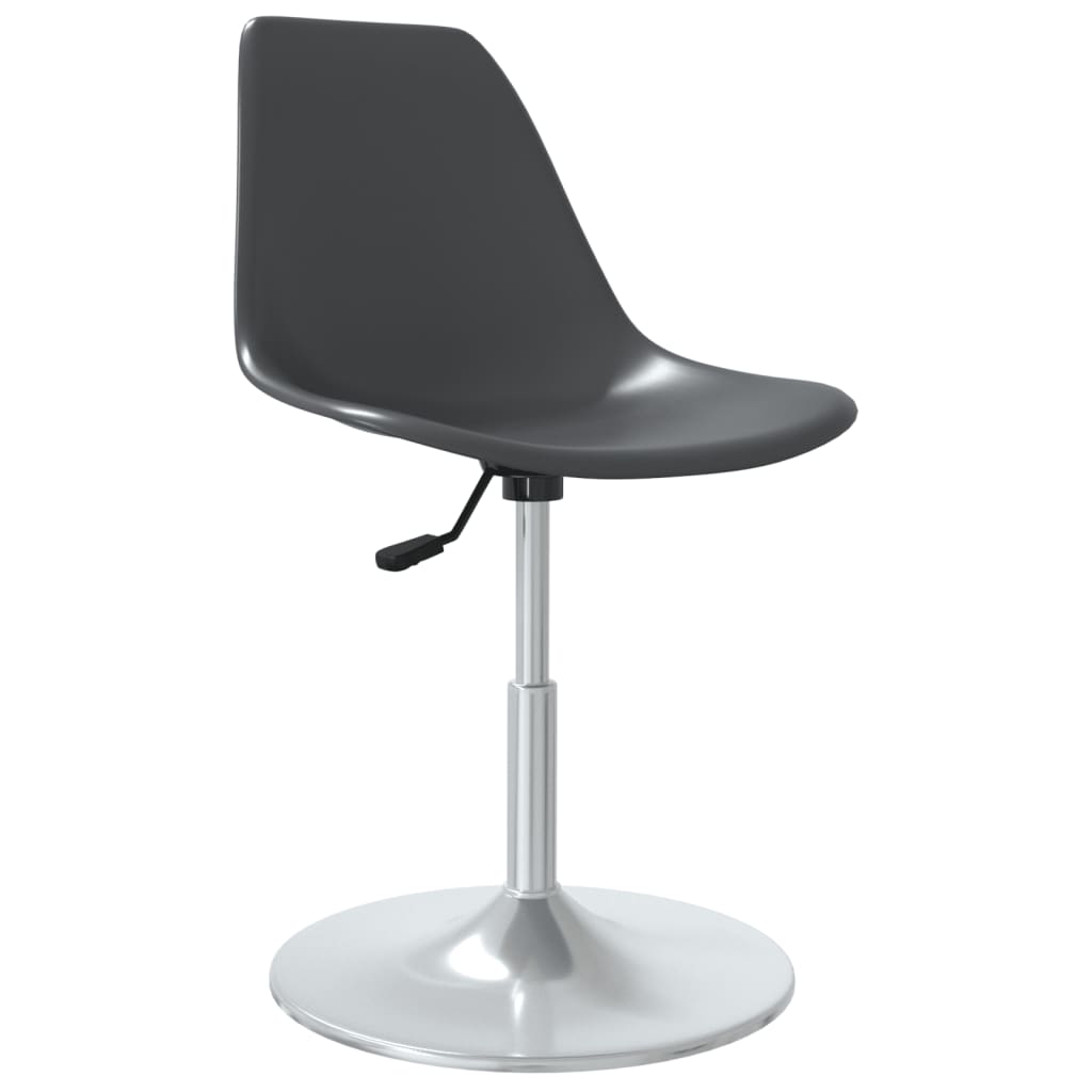 vidaXL Chaises à manger pivotantes lot de 2 gris PP