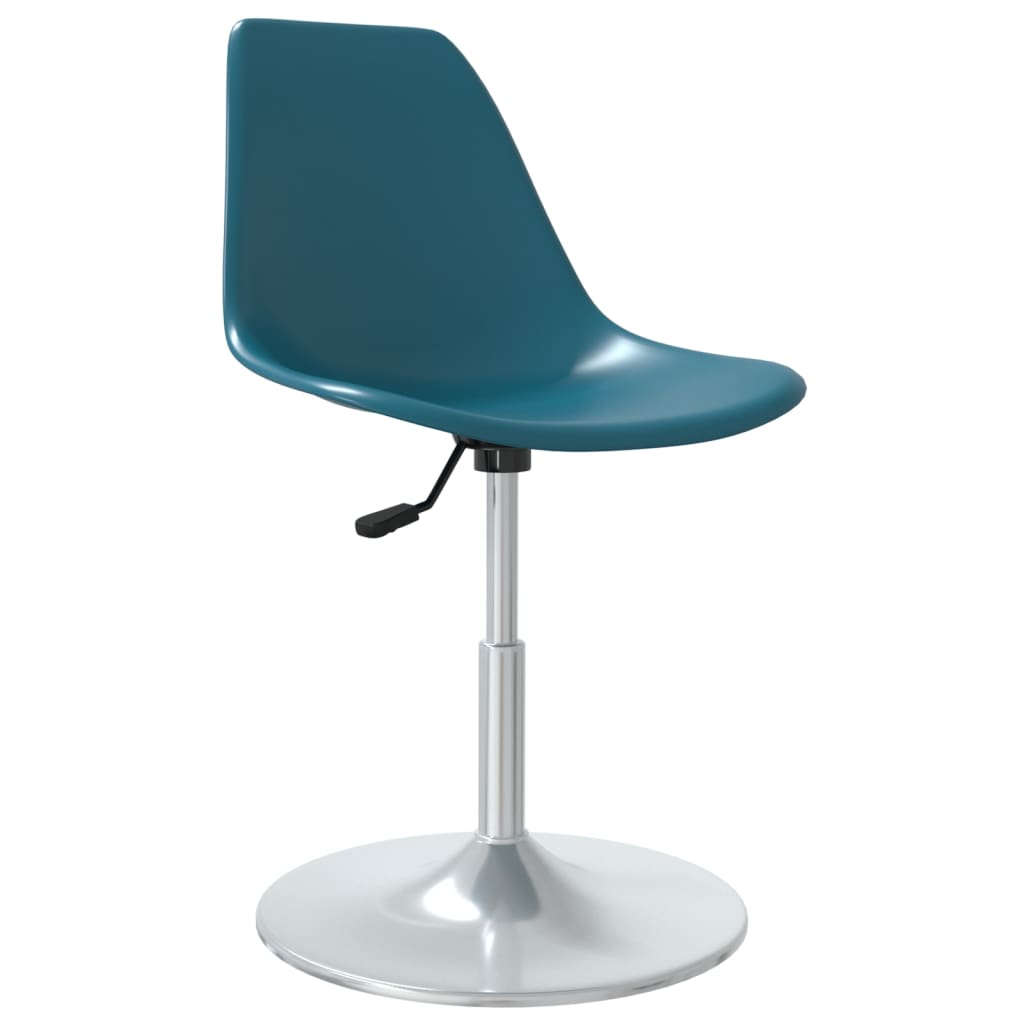 

vidaXL Eetkamerstoelen draaibaar 2 st PP turquoise