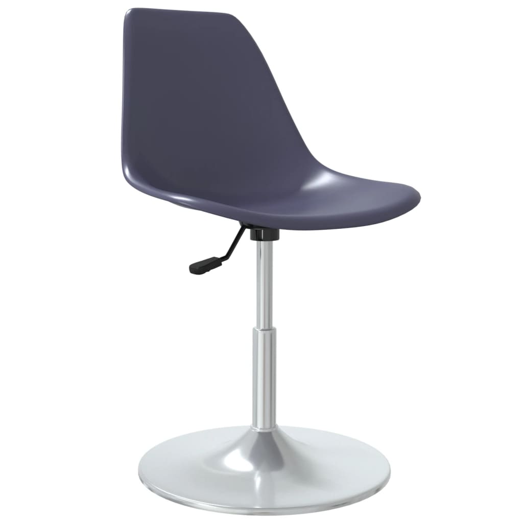 vidaXL Eetkamerstoelen draaibaar 4 st PP lila afbeelding