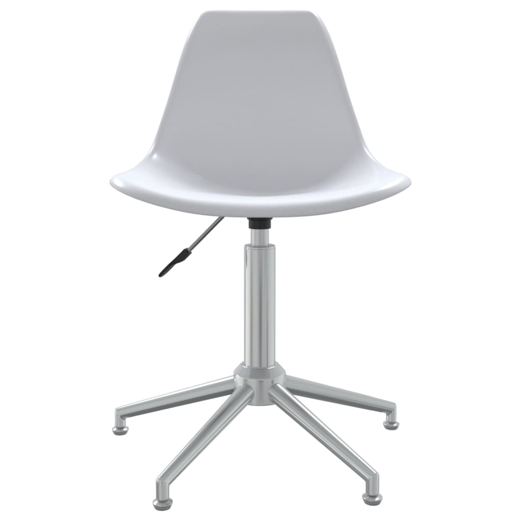 vidaXL Pasukama biuro kėdė, baltos spalvos, PP