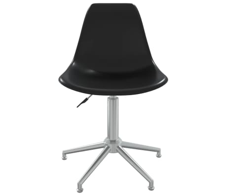 vidaXL Otočná kancelářská židle černá PP