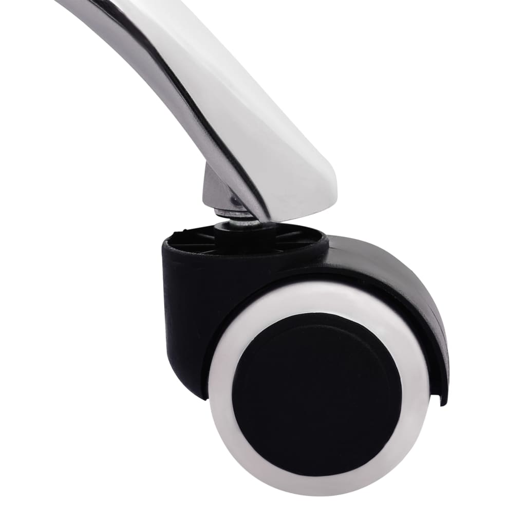 Scaun de birou, roșu, piele ecologică