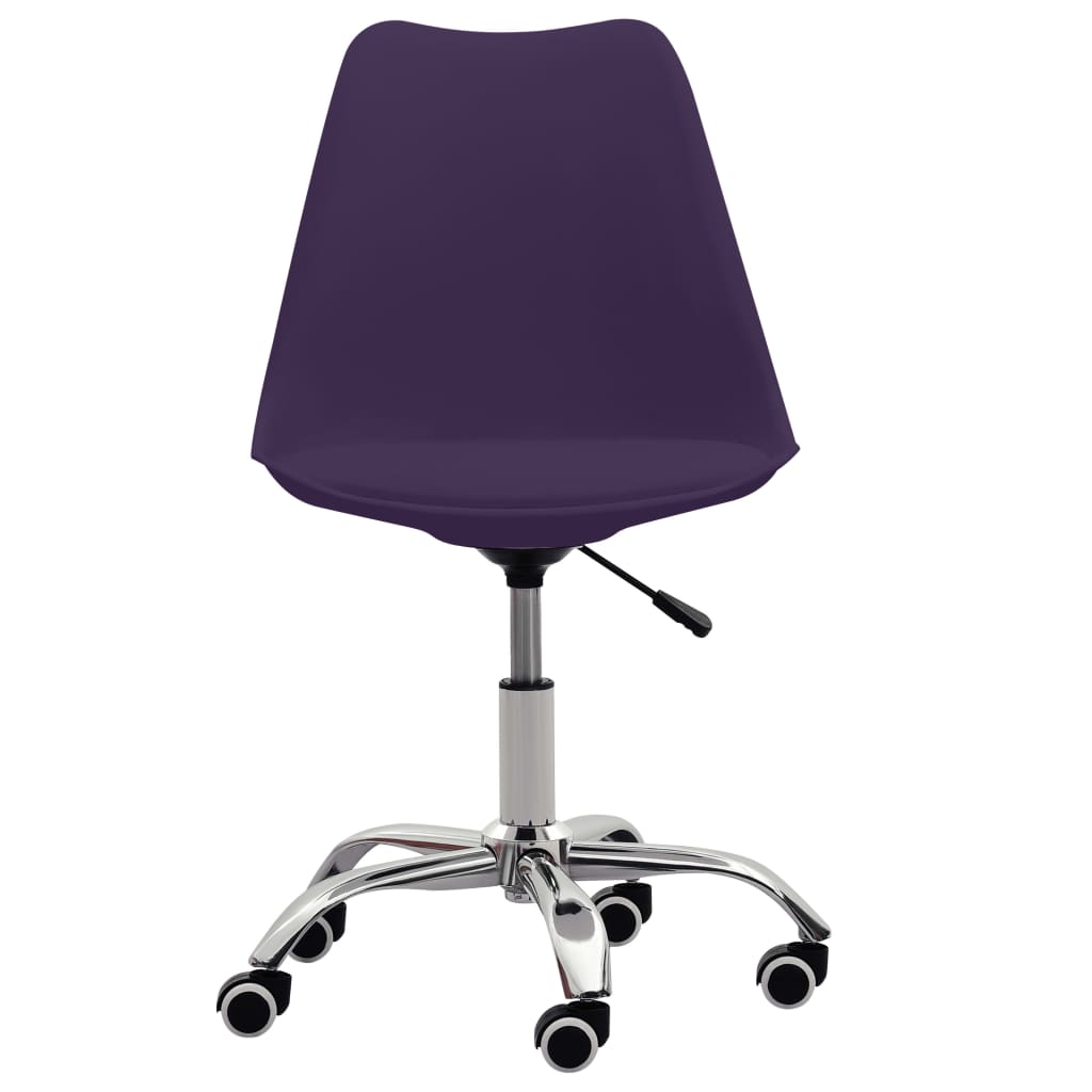vidaXL Biuro kėdė, violetinės spalvos, dirbtinė oda