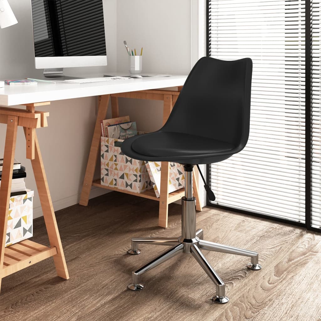 Petrashop  Otočná kancelářská židle černá umělá kůže