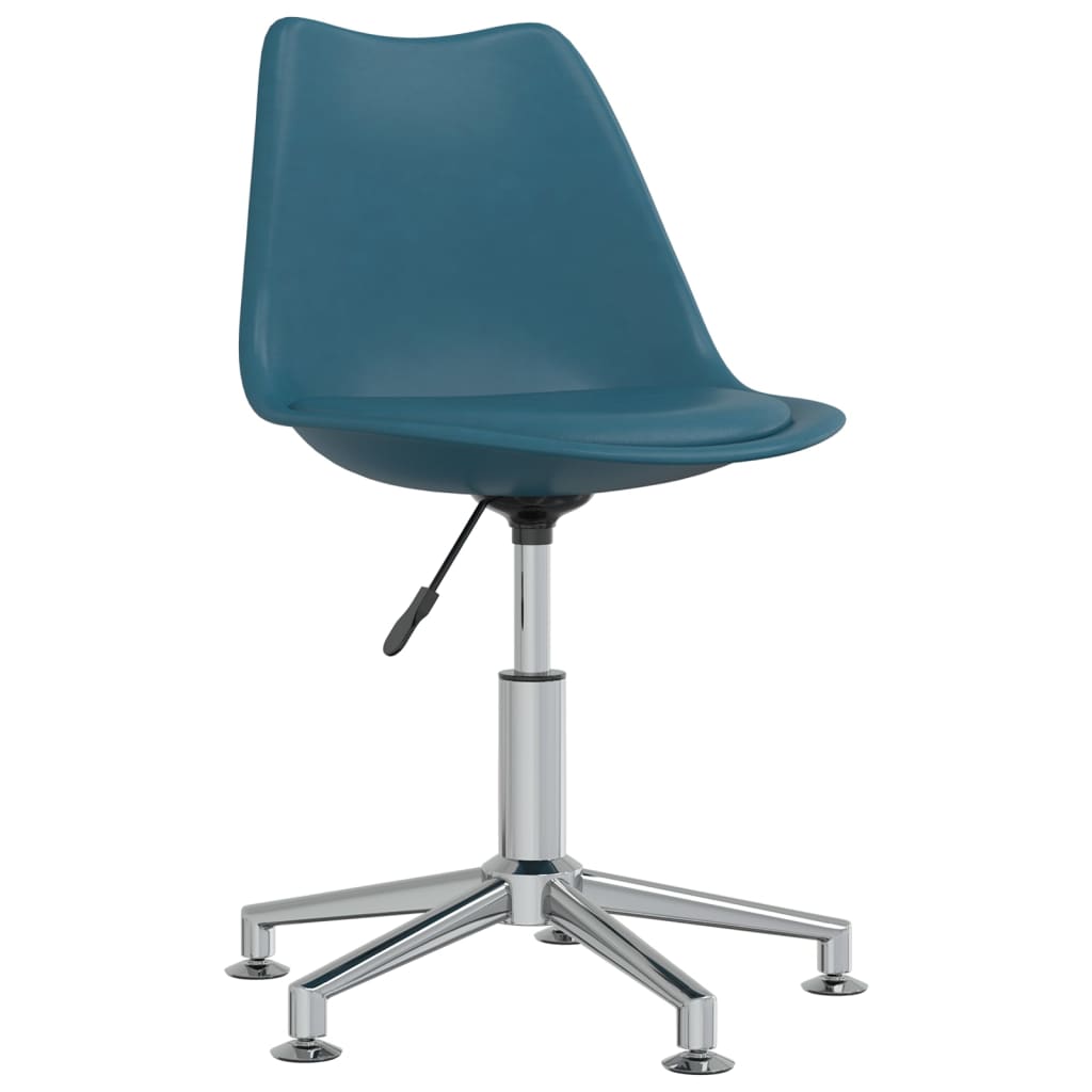 vidaXL Chaises à manger pivotantes lot de 2 Turquoise similicuir