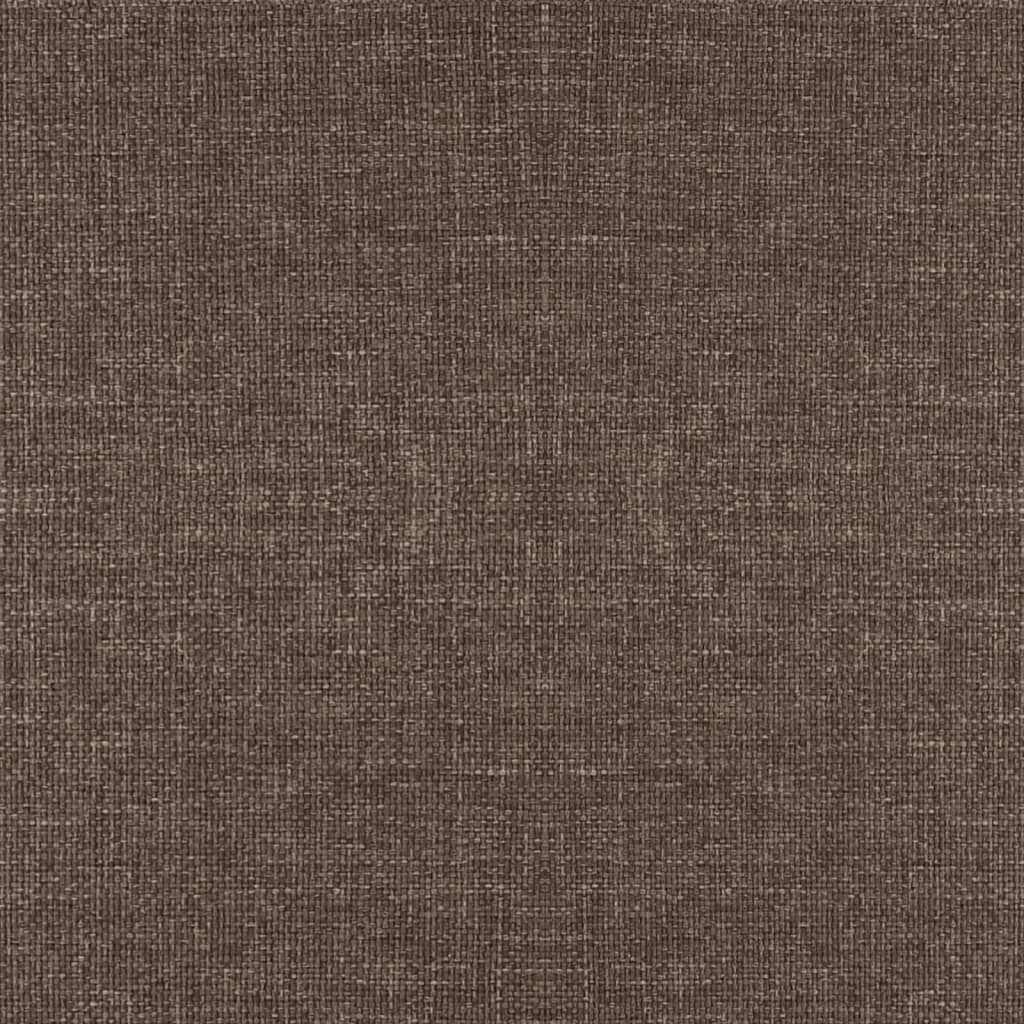 Scaune de bucătărie pivotante, 4 buc., gri taupe, textil