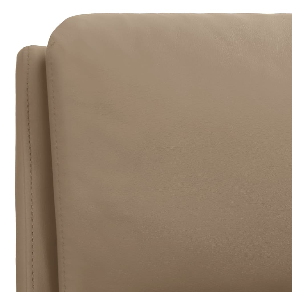 Kávészínű műbőr dönthető fotel 