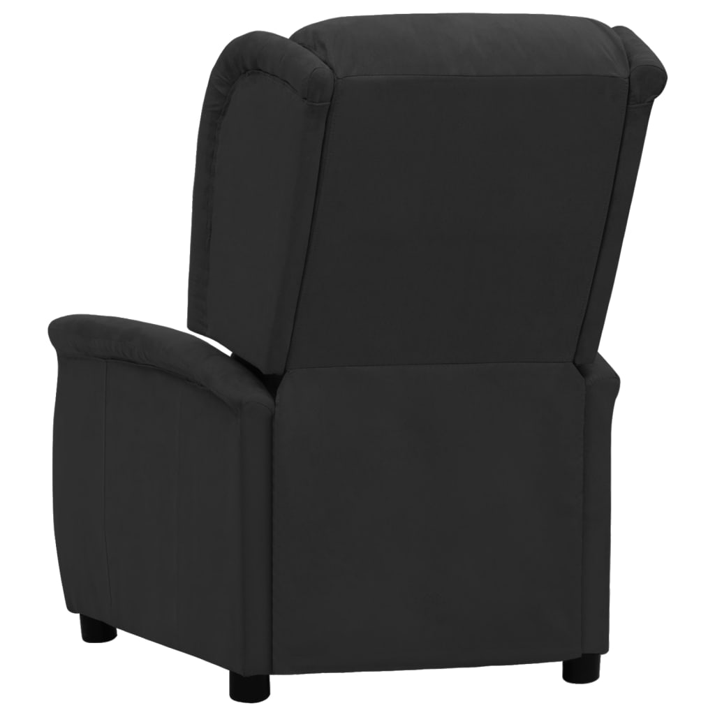 Fekete mikroszálas szövet dönthető szék 