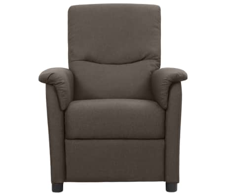 vidaXL Relaxsessel Braun Stoff