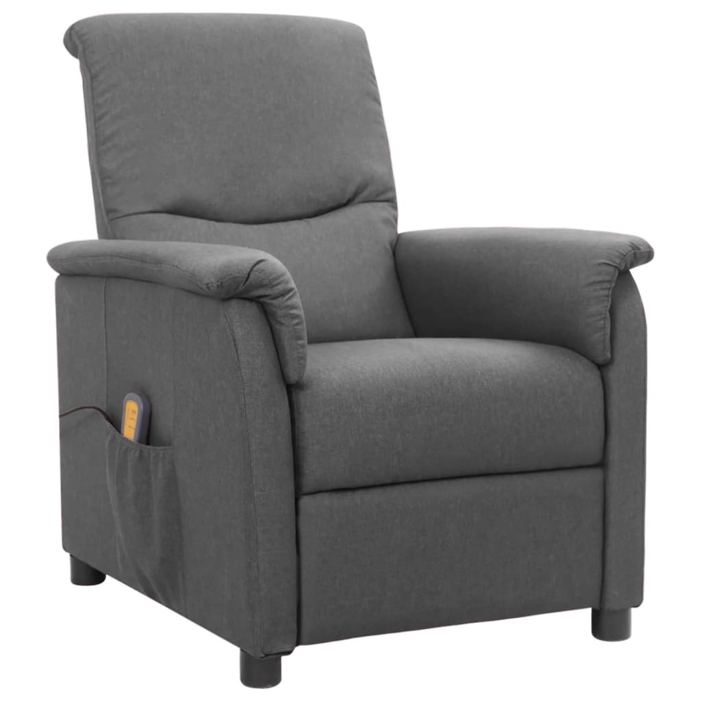 Fauteuil de massage Gris clair Tissu