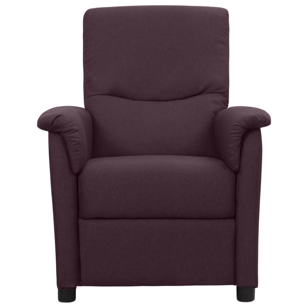 vidaXL Massage Chair Purple Fabric