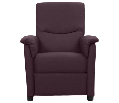 vidaXL Massage Chair Purple Fabric