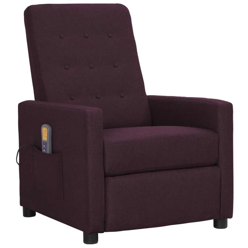 Fauteuil de massage Violet Tissu