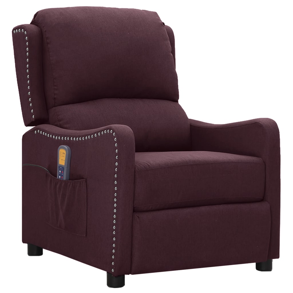 Fauteuil de massage Violet Tissu