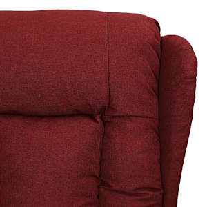 Polohovací křeslo vínové textil - obrázek 5