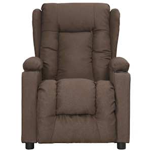 Polohovací křeslo taupe textil - obrázek 2