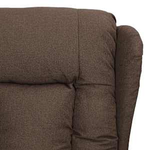 Polohovací křeslo taupe textil - obrázek 6