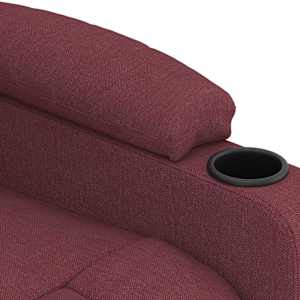 Masážní křeslo vínové textil - obrázek 8
