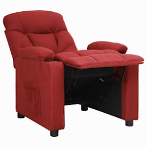 Polohovací křeslo vínové textil - obrázek 4
