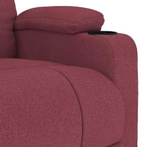 Masážní křeslo vínové textil - obrázek 6