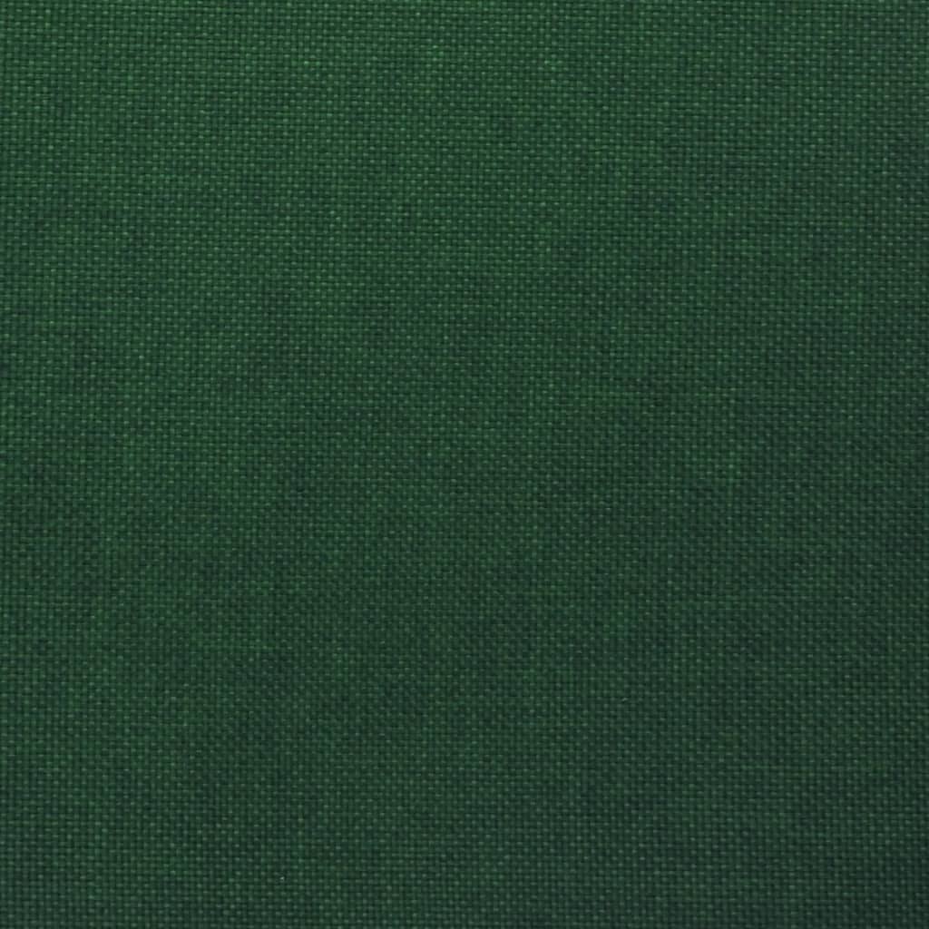 Masážní křeslo tmavě zelené textil