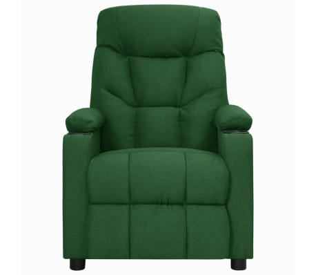 vidaXL Massagesessel Dunkelgr&uuml;n Stoff