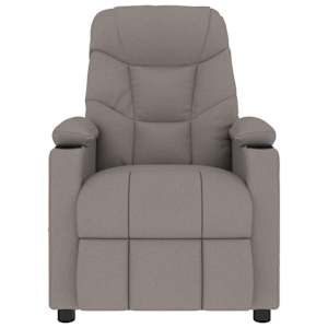 Masážní křeslo taupe textil - obrázek 3