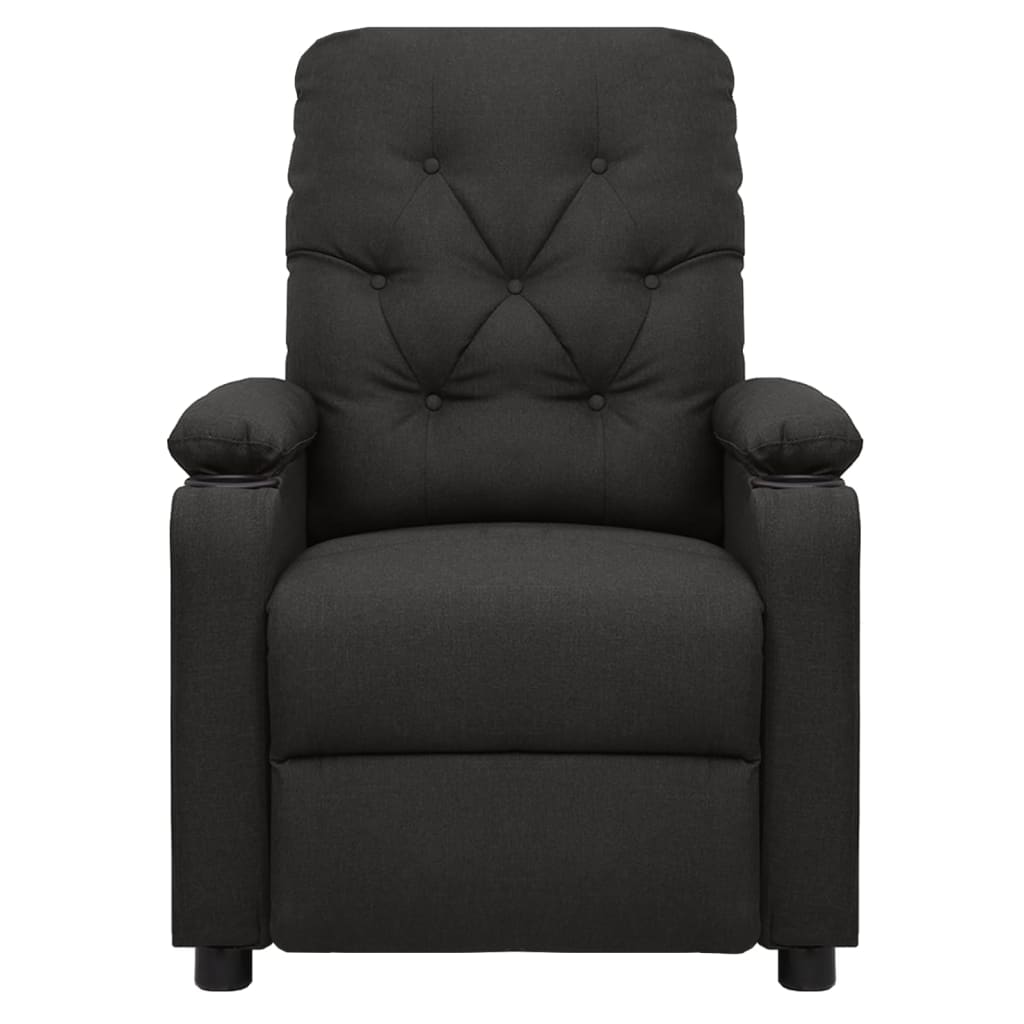 Fekete szövet dönthető szék 