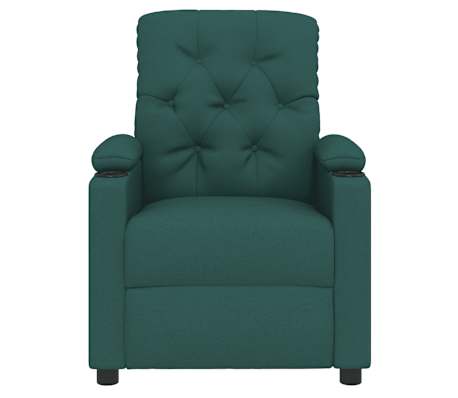 vidaXL Наклоняем стол, тъмнозелен, текстил