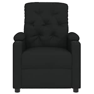 Masážní křeslo černé textil - obrázek 4