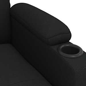 Masážní křeslo černé textil - obrázek 7