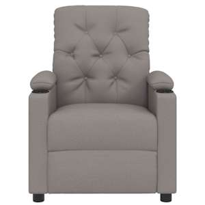 Masážní křeslo taupe textil - obrázek 4