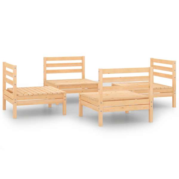 vidaXL 4-osaline aiadiivanikomplekt, t&auml;ism&auml;nnipuit