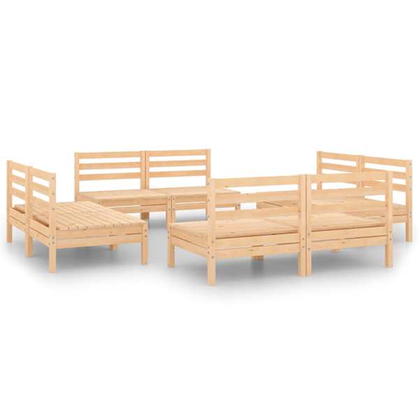 vidaXL 8-osaline aiadiivanikomplekt, t&auml;ism&auml;nnipuit