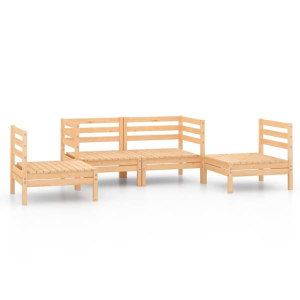 vidaXL 4-osaline aiadiivanikomplekt, t&auml;ism&auml;nnipuit
