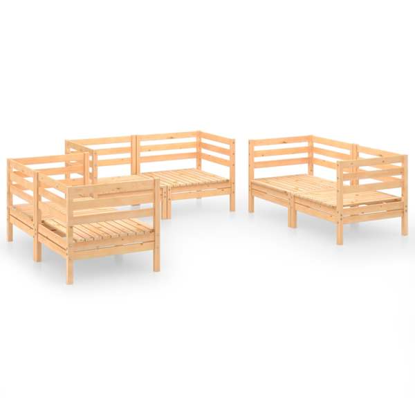 vidaXL 6-osaline aiadiivanikomplekt, t&auml;ism&auml;nnipuit
