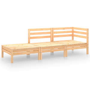 vidaXL 3-osaline aiadiivanikomplekt, t&auml;ism&auml;nnipuit