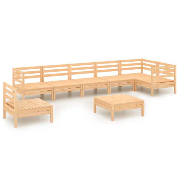 vidaXL 8-osaline aiadiivanikomplekt, t&auml;ism&auml;nnipuit