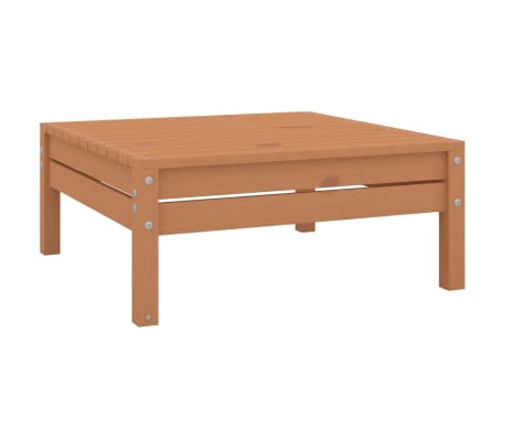 vidaXL Sodo poilsio baldų komplektas, 10 dalių, medaus rudas, pu&scaron;is