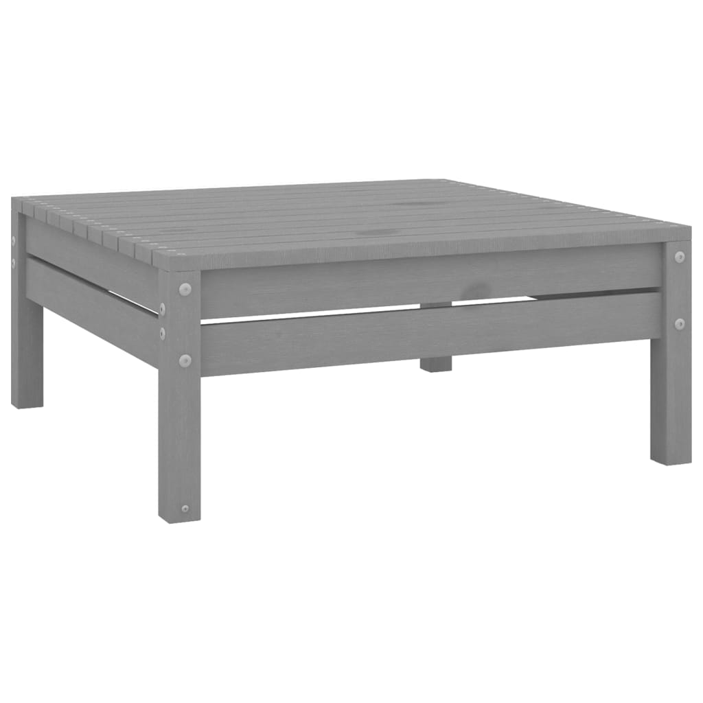 

vidaXL 11-delige Loungeset massief grenenhout grijs