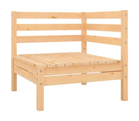 vidaXL Set Salotto da Giardino 10 pz in Legno Massello di Pino