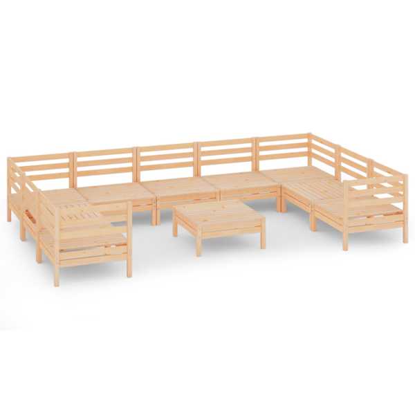 vidaXL 10-osaline aiadiivanikomplekt, t&auml;ism&auml;nnipuit