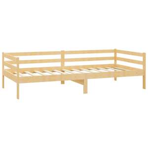 Válenda s matrací 90 x 200 cm masivní borové dřevo - obrázek 5
