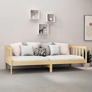 vidaXL Tagesbett mit Matratze 90x200 cm Kiefer Massivholz