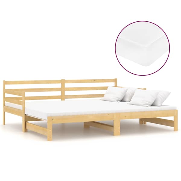 vidaXL v&auml;ljat&otilde;mmatav p&auml;evavoodi, 2x(90x200) cm, t&auml;ism&auml;nnipuit